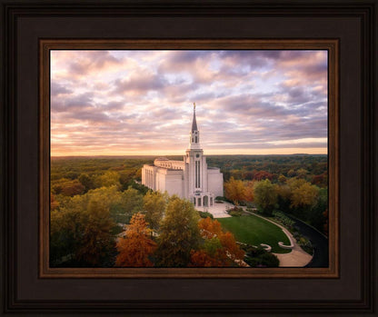 Boston Sunset Aerial