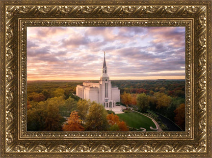 Boston Sunset Aerial