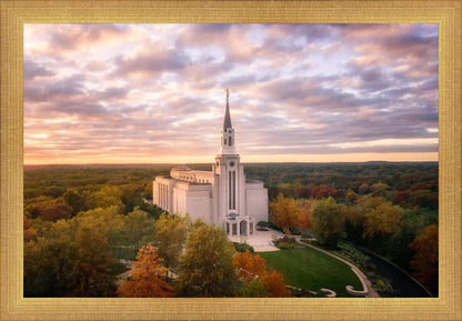 Boston Sunset Aerial