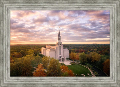 Boston Sunset Aerial