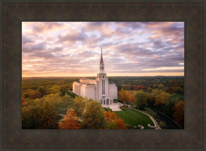 Boston Sunset Aerial