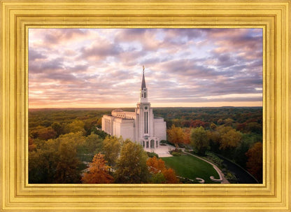 Boston Sunset Aerial