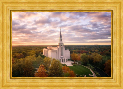 Boston Sunset Aerial