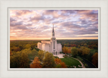 Boston Sunset Aerial