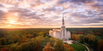 Boston Sunset Aerial