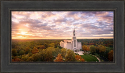 Boston Sunset Aerial