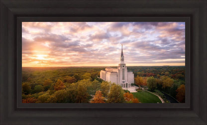 Boston Sunset Aerial
