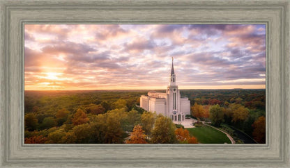 Boston Sunset Aerial