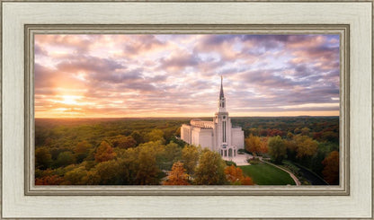 Boston Sunset Aerial
