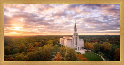 Boston Sunset Aerial