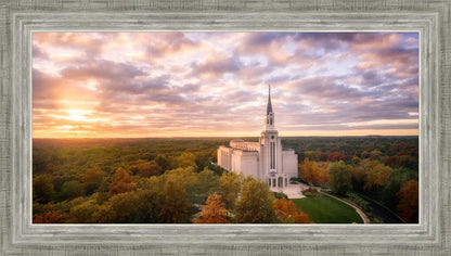 Boston Sunset Aerial