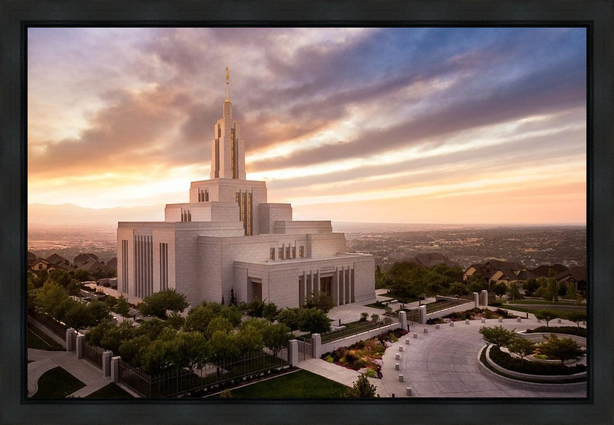 Draper Sunset Aerial