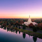 Idaho Falls - Snake River Reflection Aerial