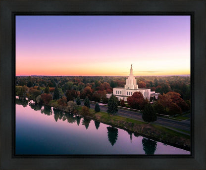 Idaho Falls - Snake River Reflection Aerial