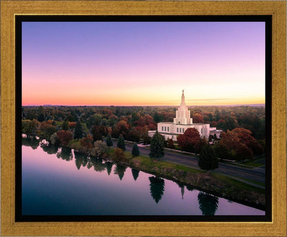 Idaho Falls - Snake River Reflection Aerial