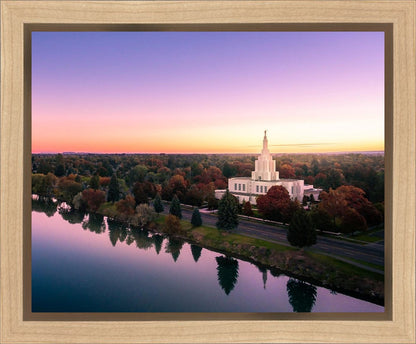 Idaho Falls - Snake River Reflection Aerial