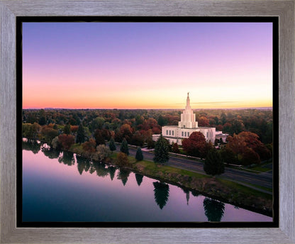 Idaho Falls - Snake River Reflection Aerial