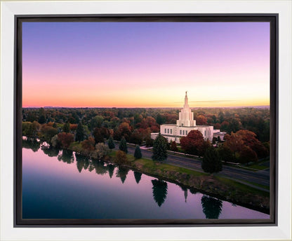 Idaho Falls - Snake River Reflection Aerial