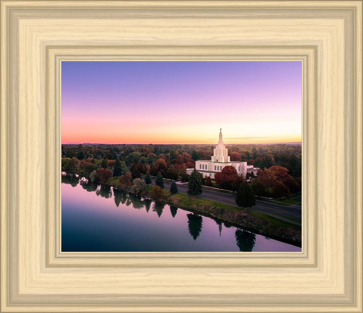 Idaho Falls - Snake River Reflection Aerial