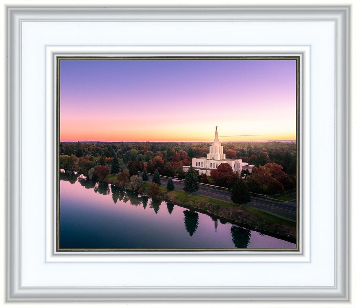 Idaho Falls - Snake River Reflection Aerial