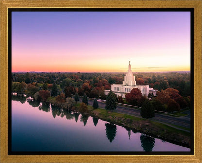 Idaho Falls - Snake River Reflection Aerial