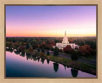 Idaho Falls - Snake River Reflection Aerial