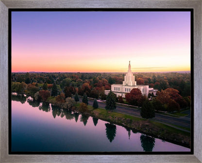 Idaho Falls - Snake River Reflection Aerial