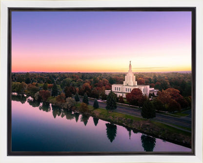 Idaho Falls - Snake River Reflection Aerial