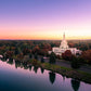 Idaho Falls - Snake River Reflection Aerial