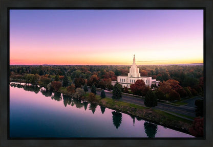 Idaho Falls - Snake River Reflection Aerial