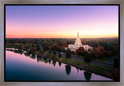 Idaho Falls - Snake River Reflection Aerial