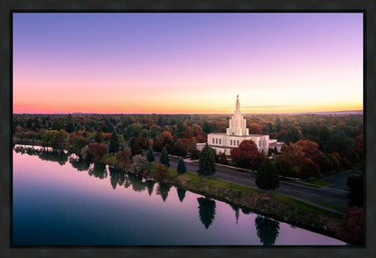 Idaho Falls - Snake River Reflection Aerial