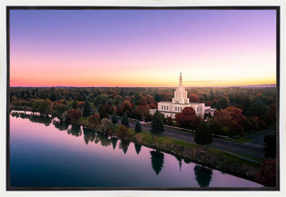 Idaho Falls - Snake River Reflection Aerial