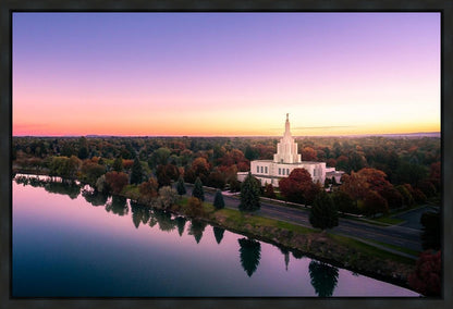 Idaho Falls - Snake River Reflection Aerial