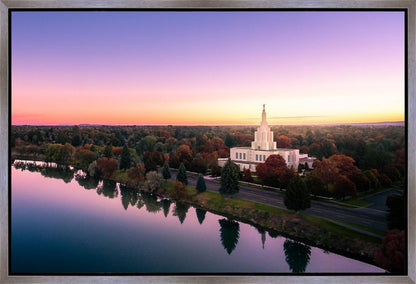 Idaho Falls - Snake River Reflection Aerial
