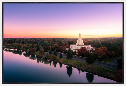 Idaho Falls - Snake River Reflection Aerial