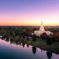 Idaho Falls - Snake River Reflection Aerial