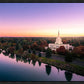 Idaho Falls - Snake River Reflection Aerial