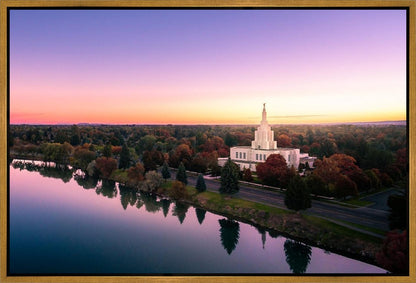 Idaho Falls - Snake River Reflection Aerial