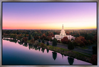 Idaho Falls - Snake River Reflection Aerial
