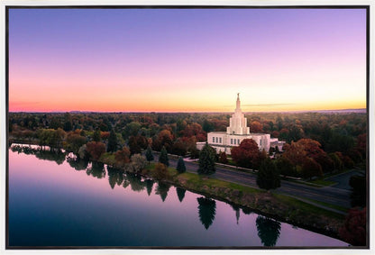 Idaho Falls - Snake River Reflection Aerial