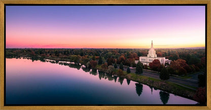 Idaho Falls - Snake River Reflection Aerial