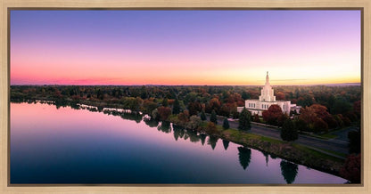 Idaho Falls - Snake River Reflection Aerial