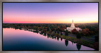 Idaho Falls - Snake River Reflection Aerial