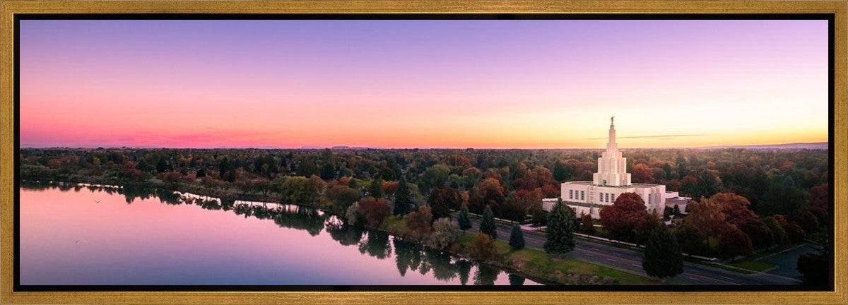 Idaho Falls - Snake River Reflection Aerial