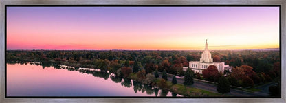 Idaho Falls - Snake River Reflection Aerial