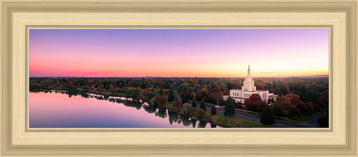 Idaho Falls - Snake River Reflection Aerial
