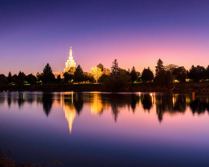Idaho Falls Snake River Reflection