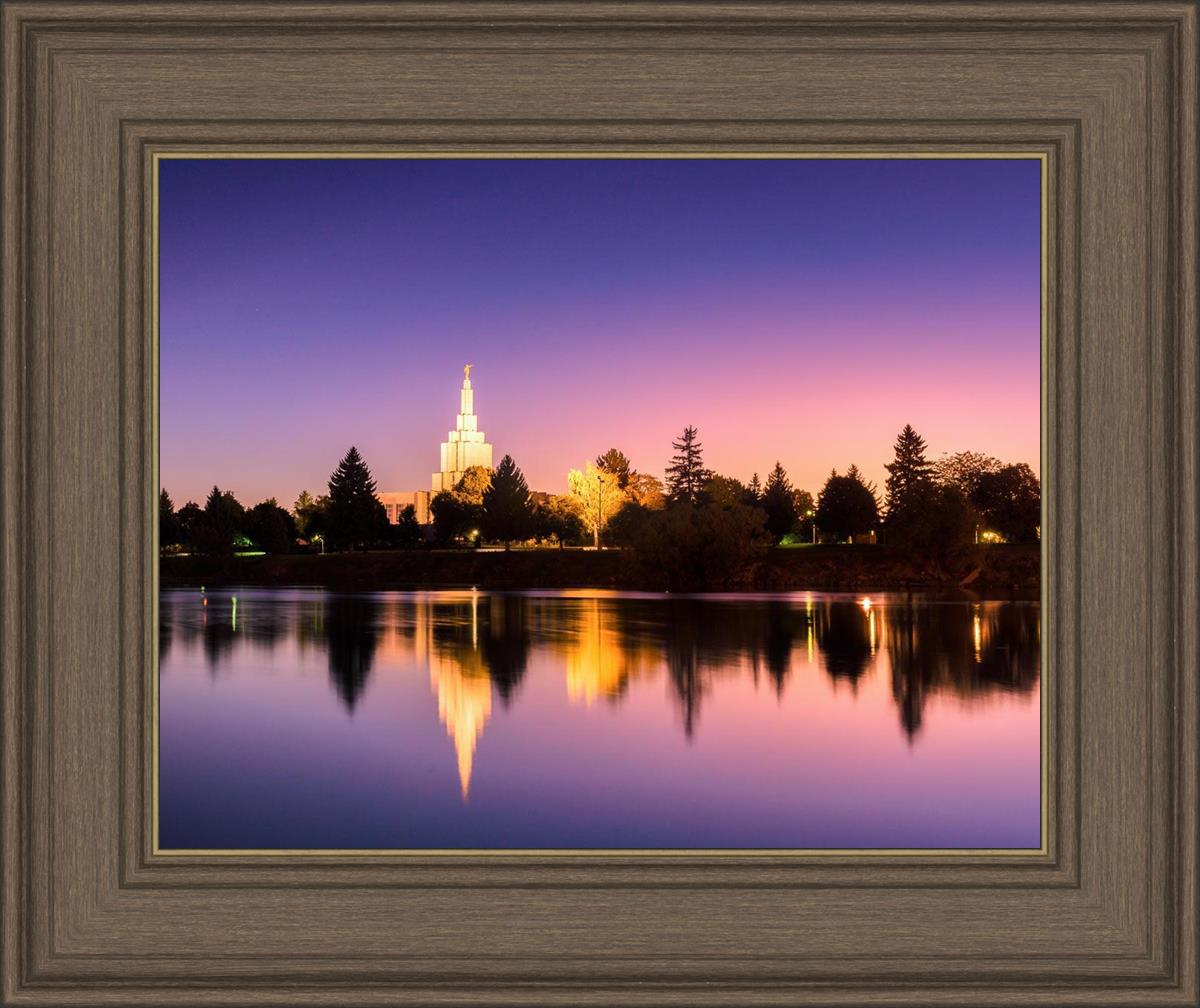Idaho Falls Snake River Reflection
