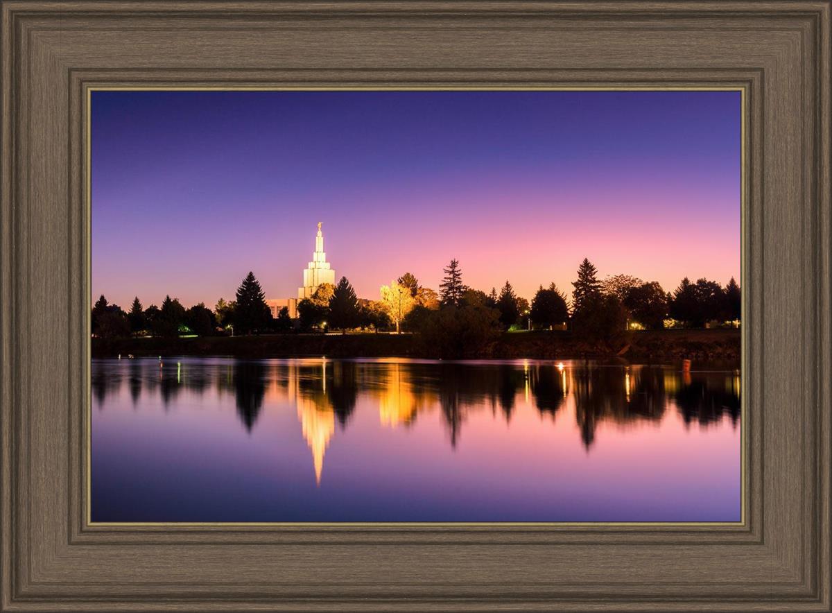 Idaho Falls Snake River Reflection